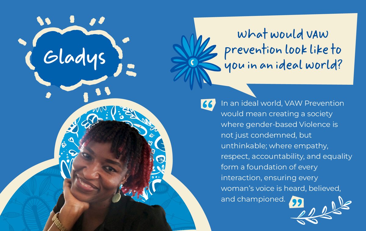 GBVnet's tweet photo. Feminist power in action! Meet the trailblazers working to dismantle systems of violence and replace them with pathways to safety and justice.

@Glamos28 

#FeministVoicesPreventingViolence
#FeministPowerInAction https://t.co/rq9JpBVQ4o