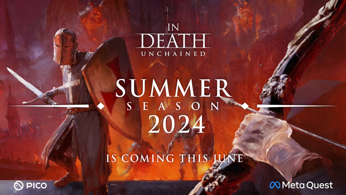 Dear Archers!🏹

We’ve got some news for you - Summer Season 2024 is coming this June! 

There's still some time left to wrap up your current run and score more points before it starts. 
Aim for the highest spot on the leaderboard!🎖️

#VR #Quest3 #PICO #InDeathUnchained