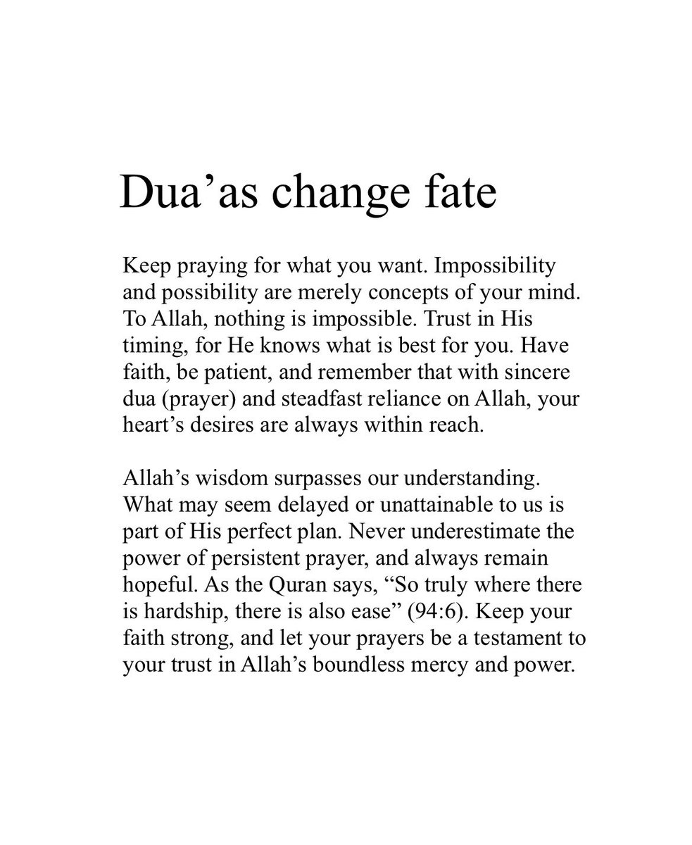 muslimthoughtz1's tweet image. Dua’as change fate, never underestimate that.