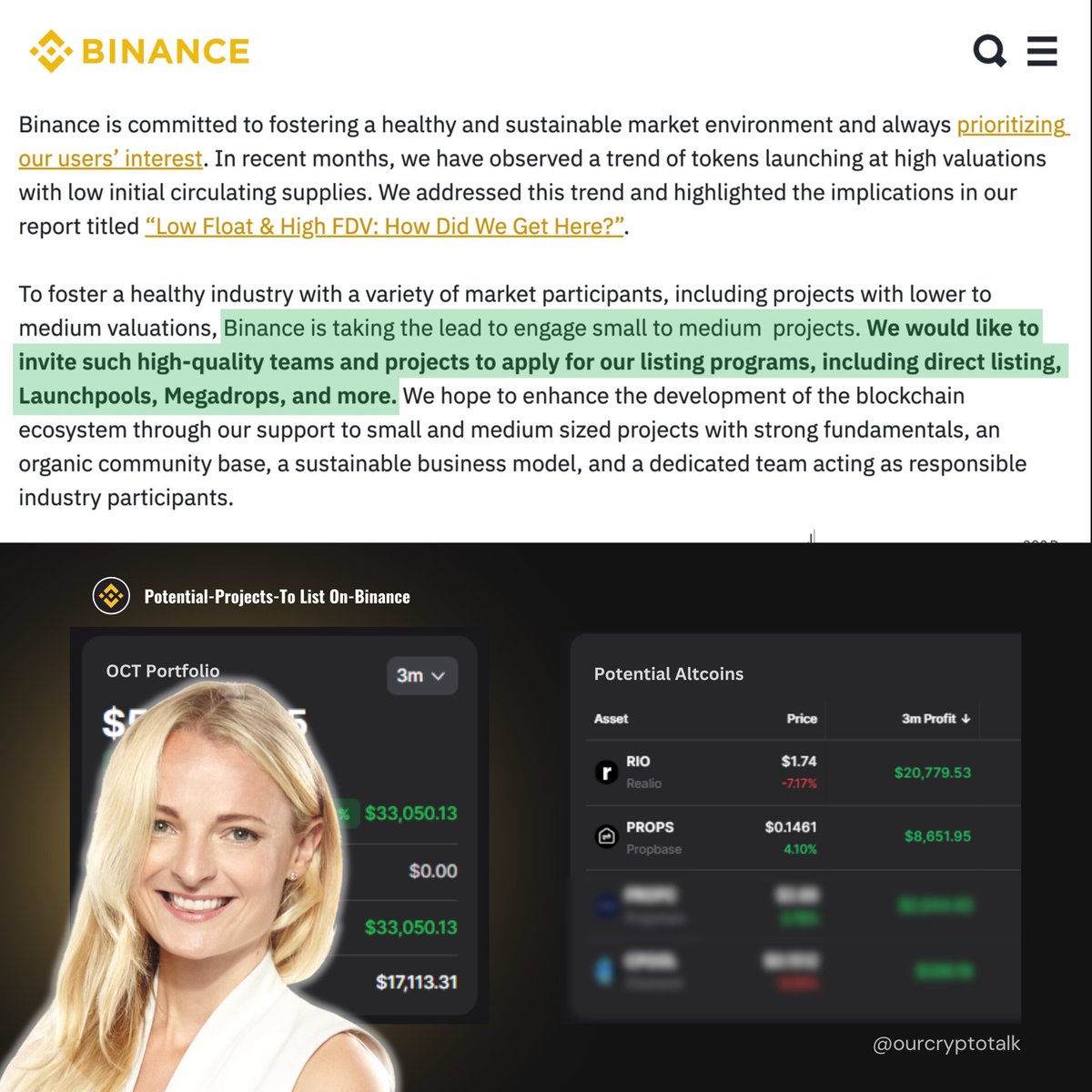 Our Crypto Talk tweet media
