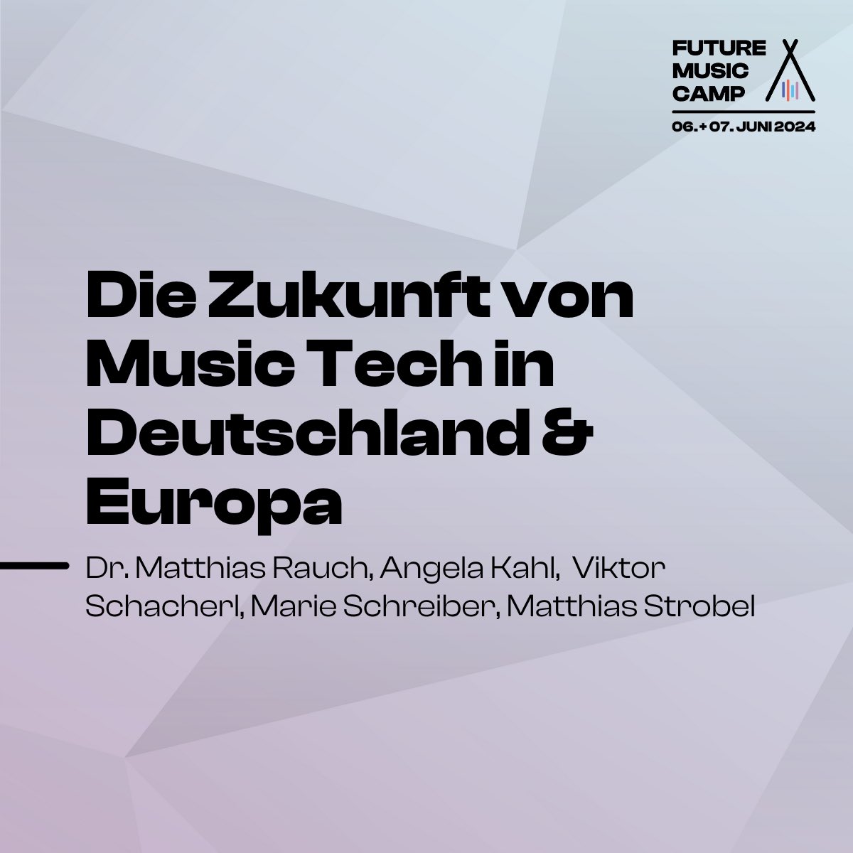 Wie steht es um die Förderung von Music Tech Gründungen in Deutschland &amp; wie entwickelt man dynamische Innovationsökosysteme? Dieser Frage gehen wir u.a. bei einer Session im Rahmen des diesjährigen Future Music Camp nach. Come join us: futuremusiccamp.de/sessions2024/d… @MusicTechDE