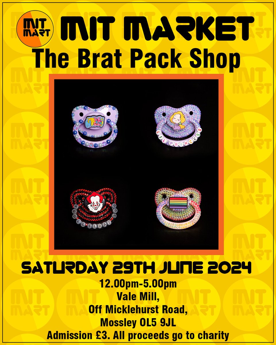 Cute (ok maybe not Pennywise) 😮Adult Paci's crafted by the talented  the_brat_pack_shop ..come and see more of her gorgeous goodies at MIT-MART