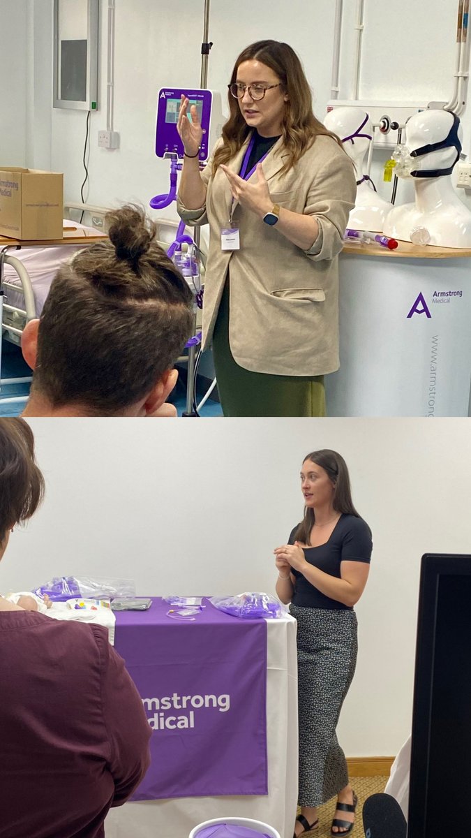 Armstrong Workshops!🛠️ 

Our Clinical Nurse Adviser Abby covering AquaVENT® FD140i transition and our Neonatal Product Specialist Emma diving into our NeoFlow® portfolio👶📟