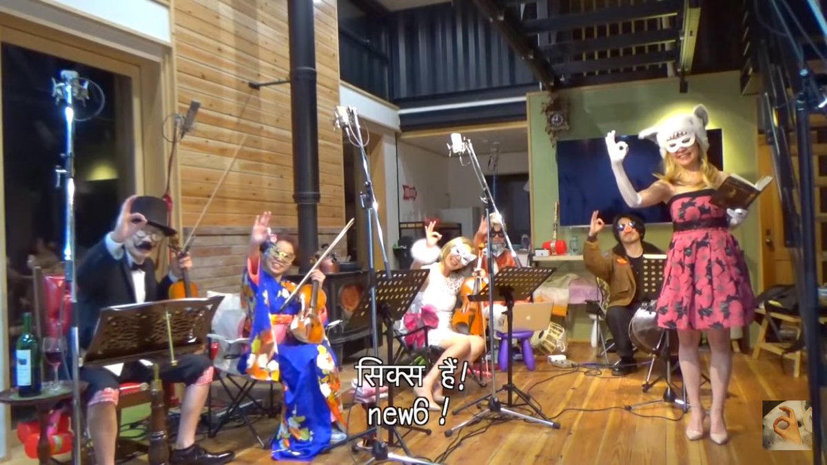 naneatw's tweet photo. 見たことあるようなー？ないようなー？謎の軍団！#new6strings https://t.co/hbvtQFJvkG
