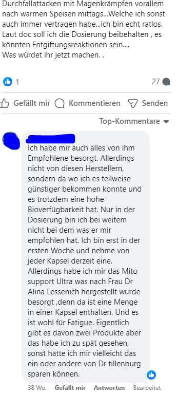 FakeDoctorReal1's tweet photo. "Nehme seit ca 2 Monaten diese Nems ein. Wurden mir alle von Doc Tillenburg empfohlen.
Jetzt habe ich seit 2,5 Wochen immer wieder Durchfallattacken mit Magenkrämpfen vorallem nach warmen Speisen mittags...ich bin echt ratlos." #PostQuerdenker #PostVacFake #MITOcare #NEMMafia https://t.co/KgvloRiYjo