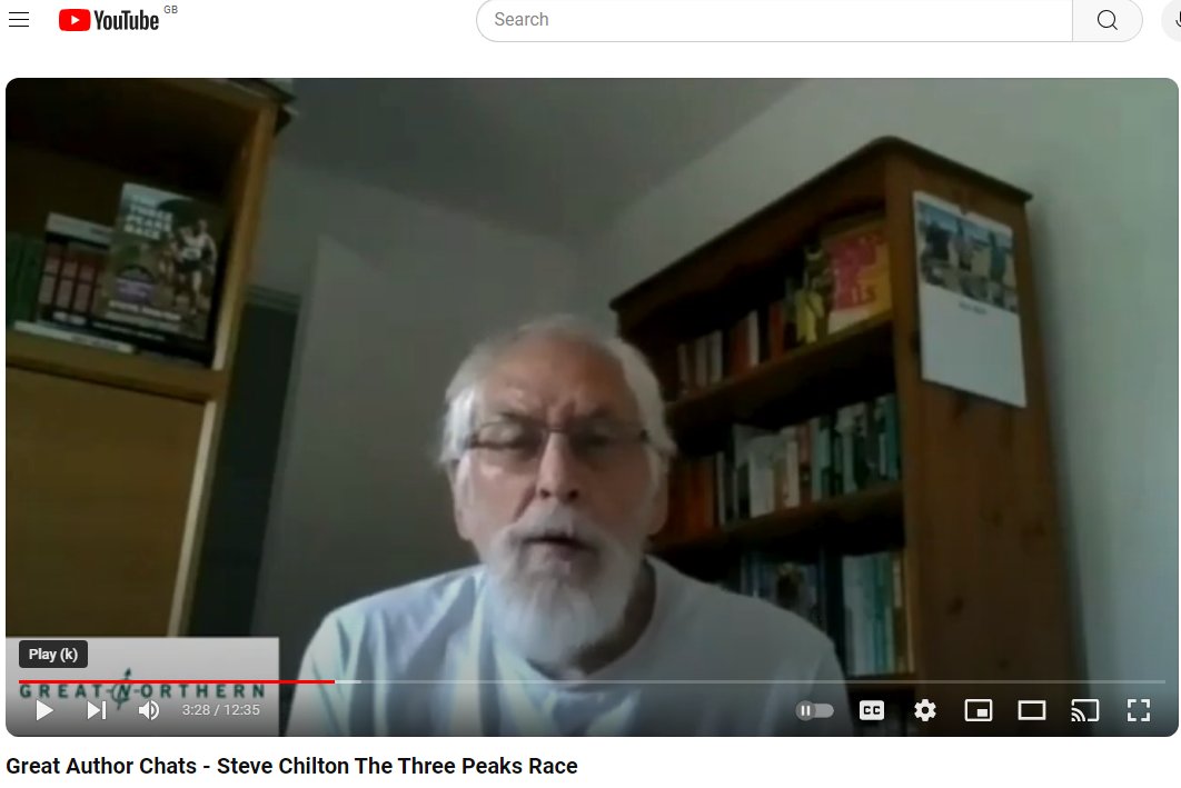 steev8's tweet image. 'Great Author Chats - Steve Chilton on the Three Peaks Race' - check this out on Youtube to hear about my new book, why I wrote it and some snippets from it #fellrunning #ThreePeaksRace #marathonwithmountains [Buy direct @gnbooksuk]