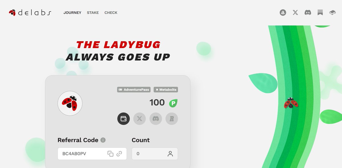 DirectMoneyInf1's tweet image. farm delabs airdrop 

they raised $4.7m already 

visit their website 

app.delabs.gg/?referral=BC4A…

connect your wallet
connect your X account 
start farming social points