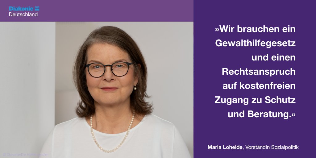 Die Zahl der Opfer häuslicher Gewalt ist um rund 7% gestiegen. Das geht aus dem Lagebericht des Bundeskriminalamtes hervor, der morgen veröffentlicht wird. Die Diakonie Deutschland fordert die Bundesregierung auf, Betroffene mit einem #Gewalthilfegesetz besser zu schützen.
