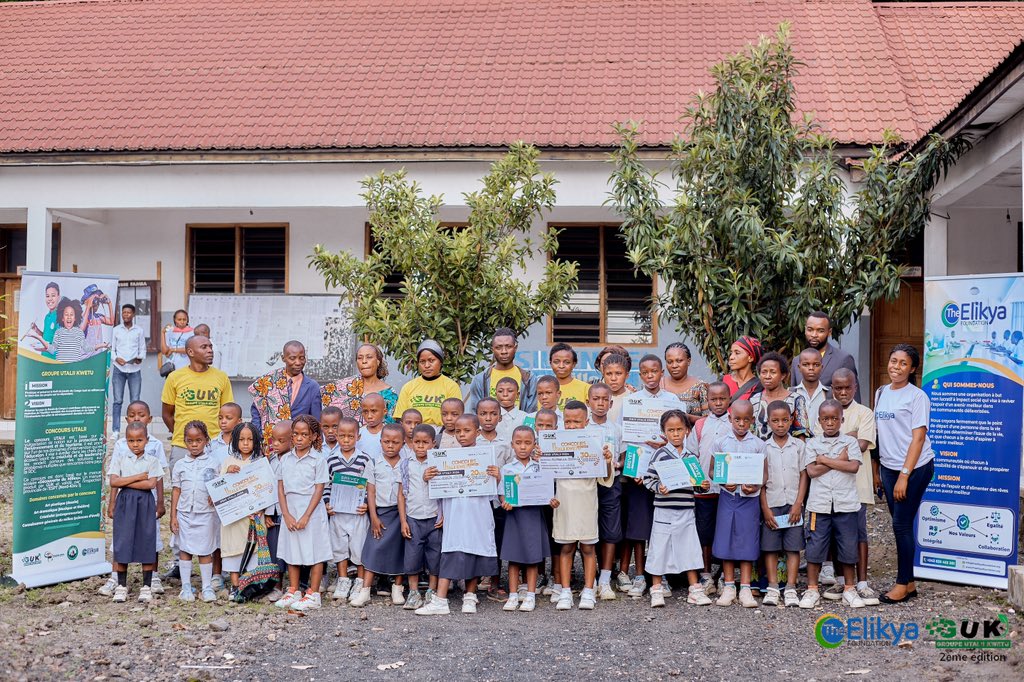 GukRdc's tweet photo. Le Groupe Utalii Kwetu a célébré la Journée mondiale de l'environnement avec la grande finale de la 2e édition du concours Utalii Kwetu. Le concours Utalii Kwetu vise à gagner l'esprit de la prochaine génération de dirigeants congolais en les sensibilisant à l'environnement. https://t.co/08CvcSAuKO