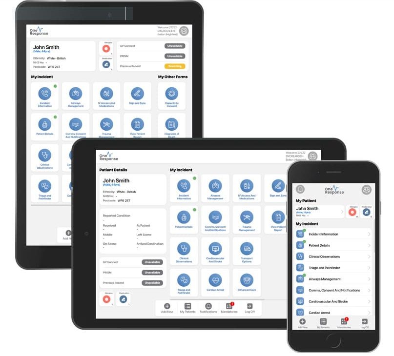 DedalusUKI's tweet photo. As we await the #HSJDigitalAwards tonight, we'd like to highlight our #OneResponse Mobile #EPR for ambulances in the UK - nominated for 'Improving Out of Hospital Care Through Digital' 🌟
Used by @spark_medical and @NWAmbulance 🚑
🔗https://t.co/ntFOl4mjcz https://t.co/kN3qQvsNqj