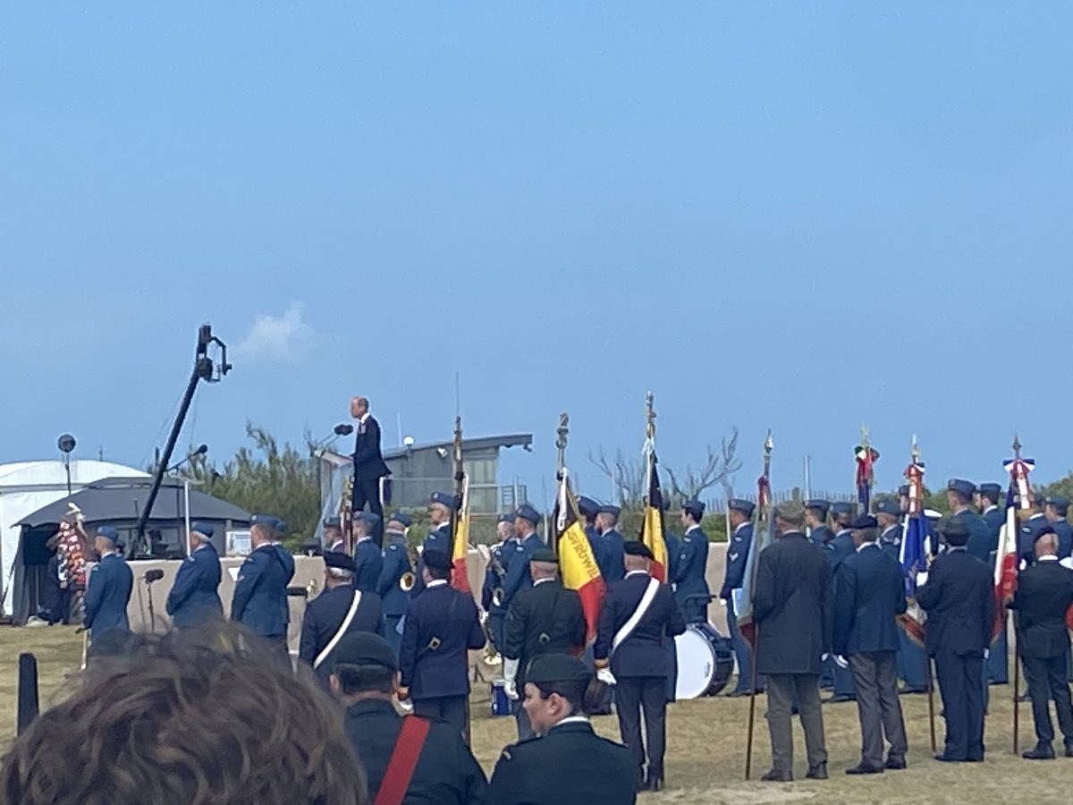 The @BantingBroncos are on #JunoBeach for #DDay80 right now.  Proud and humbling.