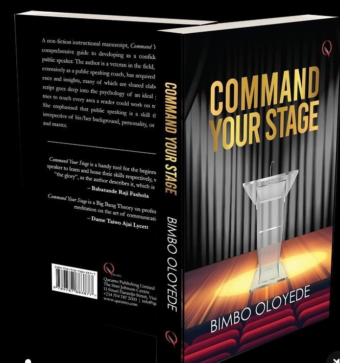 WSoyinkaCentre's tweet photo. In 'Command your stage', the veteran broadcaster, @BimboLoyede shares from her wealth of professional experiences and insights.
#commandyourstage #bookpresentation #bimbooloyede https://t.co/I7AQ0lMpOB
