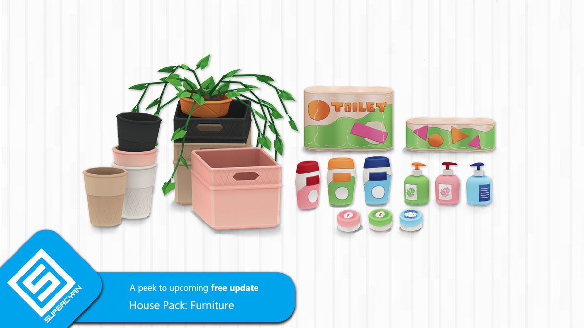 Get ready to add some personality to your character’s living spaces! FREE bathroom update for House Pack: Furniture will be released later this month!