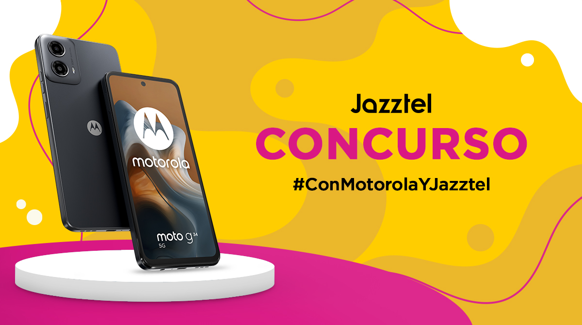 jazztel_es's tweet photo. ¡Sabemos que os gustan los Concursos! 📲💖🥰⚡
Y lo celebramos con un gran @MotorolaESP #MotorolaG34 5G. 
¿Quieres ganarlo? ¡Participa!
🔁 RT
🏆 menciona a tu amigo para que participe también
#️⃣ Utiliza el HT #ConMotorolaYJazztel
✅ ¡Suerte!
BL: https://t.co/iaUhEMcNNn https://t.co/TE0hWpMkzb
