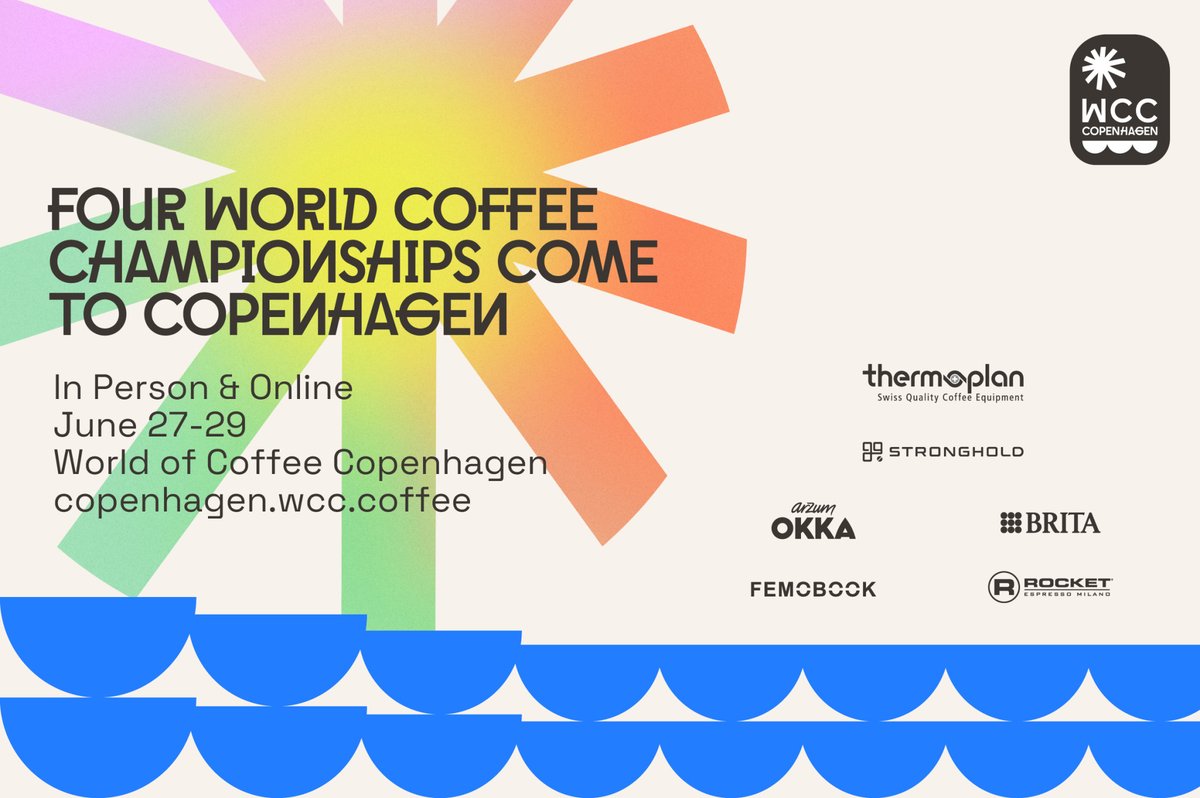 🏆 The final World Coffee Championships of 2024 are upon us — over 80 competitors from around the globe will gather from June 27-29 at World of Coffee Copenhagen.

🎟️ Register for a World of Coffee badge now to join in person, or watch the live stream at bit.ly/4c8ITEB