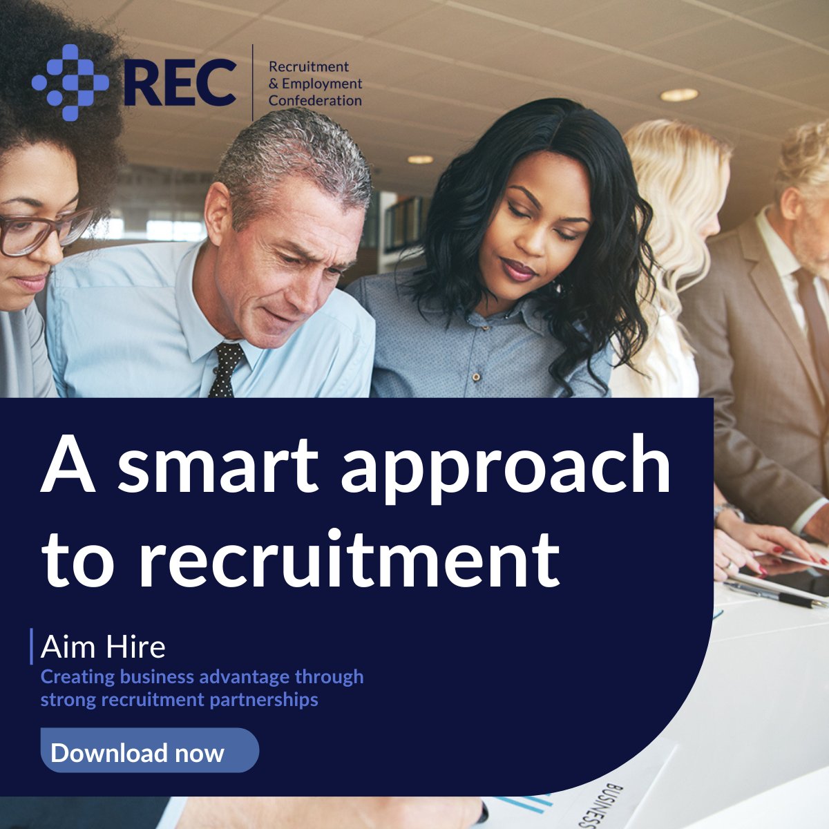 RECmembers's tweet photo. Are you looking to discover the value of top-notch recruitment? Our 'Aim Hire' guide delves into how to turn a recruitment partnership into a strategic advantage, attracting and retaining the talent. Read the #RECAimHire guide now: https://t.co/xir7E2kblT https://t.co/qKn5qao2RZ