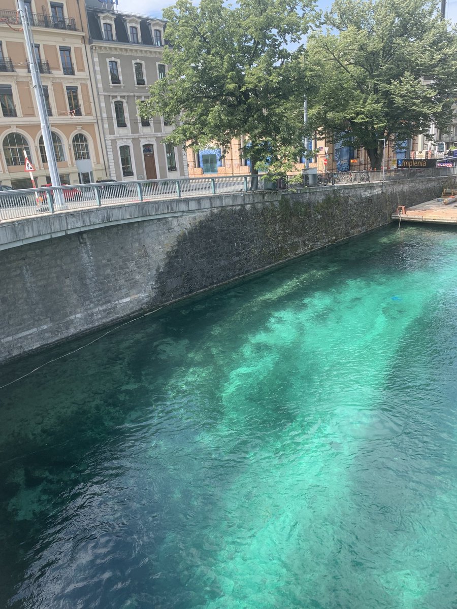 How a river should look in the middle of a city…