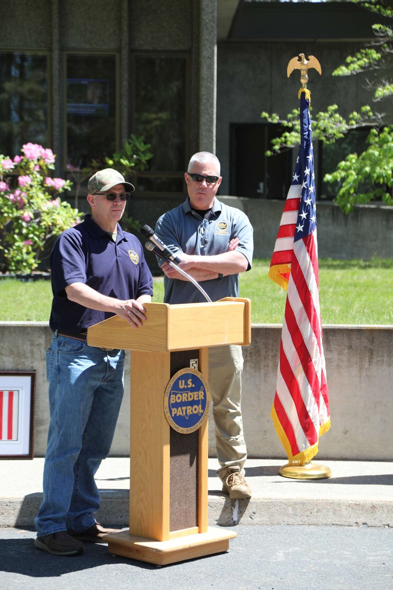 USBPChiefSPW's tweet image. #SpokaneSector commemorated the 100th year anniversary of the #USBorderPatrol.   The event was attended #BorderPatrol employees past and present.  #HonorFirst

Join our team. For more information visit: bit.ly/3ZEnpdX