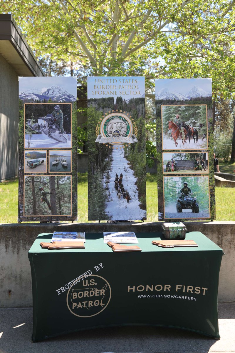 USBPChiefSPW's tweet image. #SpokaneSector commemorated the 100th year anniversary of the #USBorderPatrol.   The event was attended #BorderPatrol employees past and present.  #HonorFirst

Join our team. For more information visit: bit.ly/3ZEnpdX