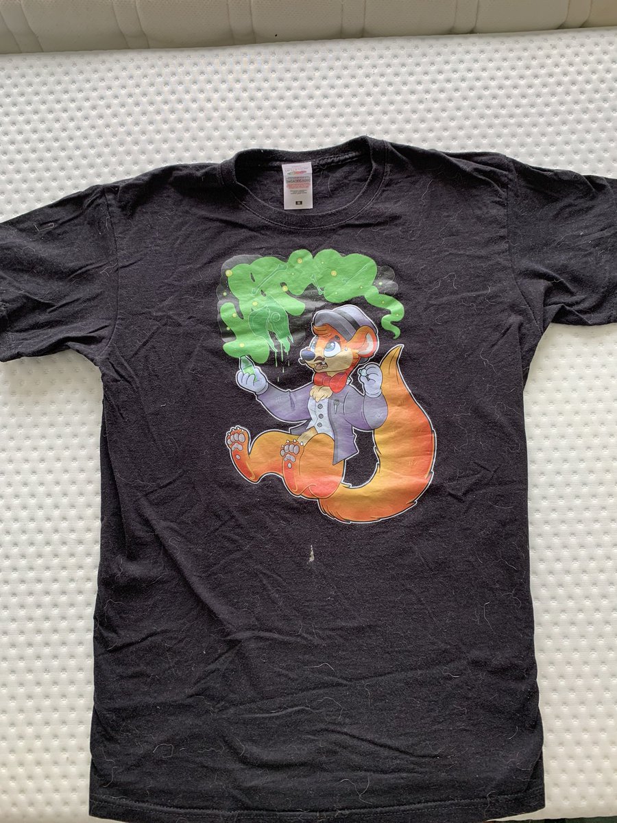 Tenmashi's tweet image. Looking to sell some old Furry Weekend Holland t-shirts! Worn but in good condition. Regular size M, except for one L. Attendee versions and CREW versions. Smoke-free home but might have some pet hairs. #fwh #furryweekend
Please msg on TG!