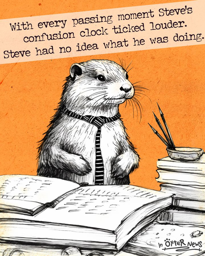 Steve is trying his best....