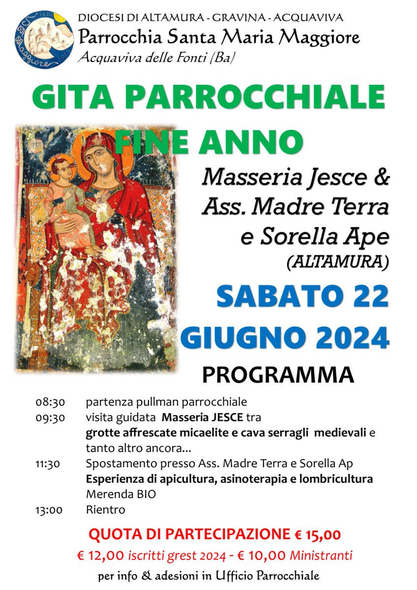 minatale's tweet photo. per concludere insieme un altro anno pastorale insieme e conoscere posti fantastici a pochi passi da noi...iscriviti subito...posti limitati...💪❤️‍🔥 https://t.co/9x8eWHLpB2