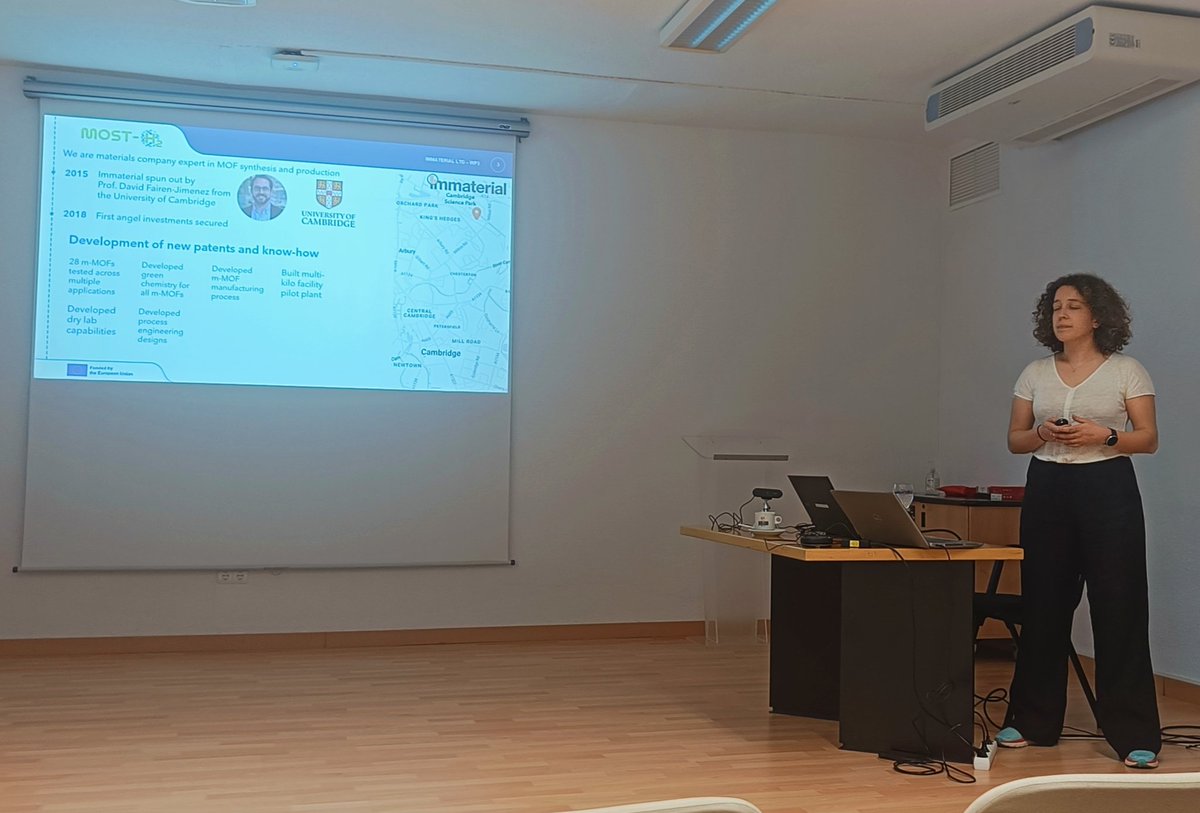 David Fairén🔻☮ (@davidfairen) on Twitter photo First day on the <a href="/H2Most/">MOST-H2</a> project with <a href="/CamurCeren/">Ceren Çamur</a> presenting <a href="/ImmaterialLtd/">Immaterial</a> advances on monolithic #MOFs for #hydrogen storage. <a href="/MOFCambridge/">The Adsorption and Advanced Materials Laboratory</a> <a href="/NCSR_Demokritos/">NCSR Demokritos</a> <a href="/UOC_gr/">Πανεπιστήμιο Κρήτης</a> <a href="/cebcambridge/">CEB Cambridge</a> First day on the <a href="/H2Most/">MOST-H2</a> project with <a href="/CamurCeren/">Ceren Çamur</a> presenting <a href="/ImmaterialLtd/">Immaterial</a> advances on monolithic #MOFs for #hydrogen storage. <a href="/MOFCambridge/">The Adsorption and Advanced Materials Laboratory</a> <a href="/NCSR_Demokritos/">NCSR Demokritos</a> <a href="/UOC_gr/">Πανεπιστήμιο Κρήτης</a> <a href="/cebcambridge/">CEB Cambridge</a>