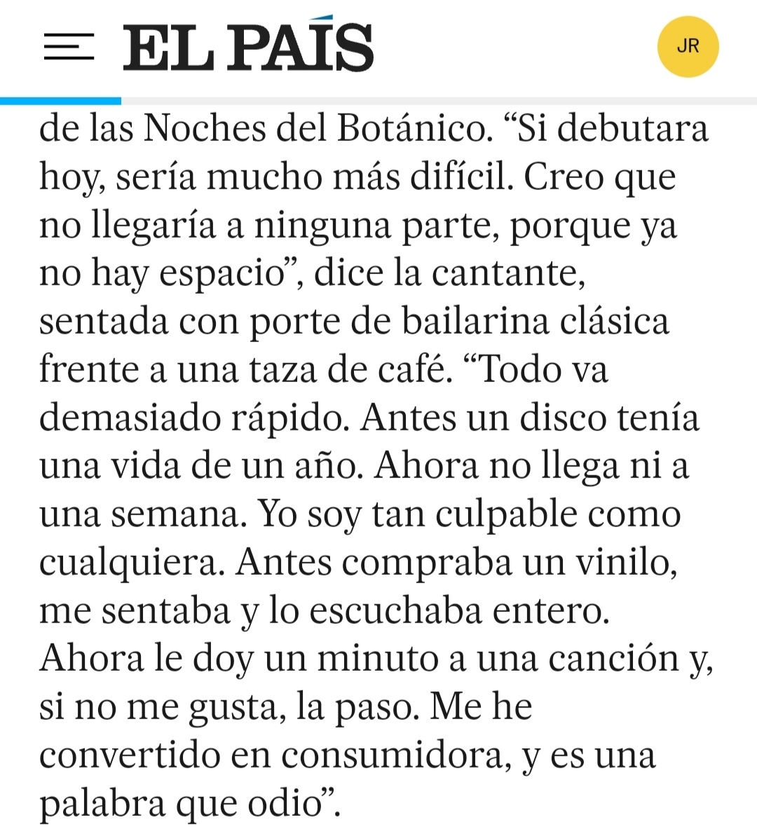 PJ Harvey. Triste pero ¿cierto?