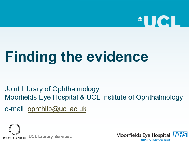 uclhealthlib's tweet photo. UCL #OphthLibrary are running a face to face training session, 'Introduction to finding the evidence to support patient care and research' on Wednesday 12th June at 10am. NHS staff from UCL's affiliated NHS Trusts are welcome to join. Further information https://t.co/8Cg70xntiY https://t.co/Tu38bjfi0f