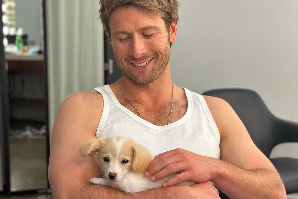 inceptstellar's tweet photo. glen and his dog brisket :) https://t.co/DLTAFIhq61