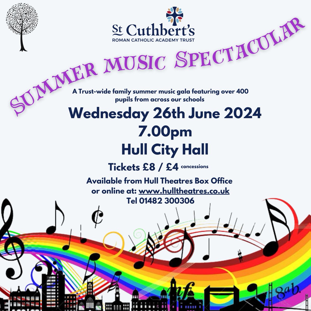 SMCHull (@smchull) on Twitter photo πΆ Tickets now on sale for the St Cuthbert's Trust Summer Music Spectacular at Hull City Hall on 26th June, 7pm!
πΏπ€π£'π© π’ππ¨π¨ π€πͺπ©!
π΅#MusicMagic #GetYourTickets π
hulltheatres.co.uk/events/St%20Cuβ¦β¦β¦
<a href="/SMCPerfArts/">SMC Performing Arts</a> πΆ Tickets now on sale for the St Cuthbert's Trust Summer Music Spectacular at Hull City Hall on 26th June, 7pm!
πΏπ€π£'π© π’ππ¨π¨ π€πͺπ©!
π΅#MusicMagic #GetYourTickets π
hulltheatres.co.uk/events/St%20Cuβ¦β¦β¦
<a href="/SMCPerfArts/">SMC Performing Arts</a>