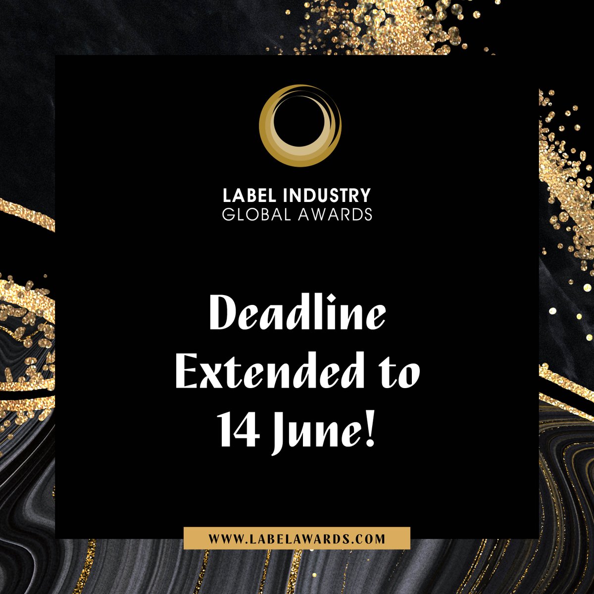 The deadline for entries for the Label Industry Global Awards 2024 has been extended!🎉

You now have until Friday 14 June to submit your nominations.

Submit your nomination for free at labelawards.com

#LabelAwards #LabelexpoAmericas2024 #Labels #Printing #Packaging