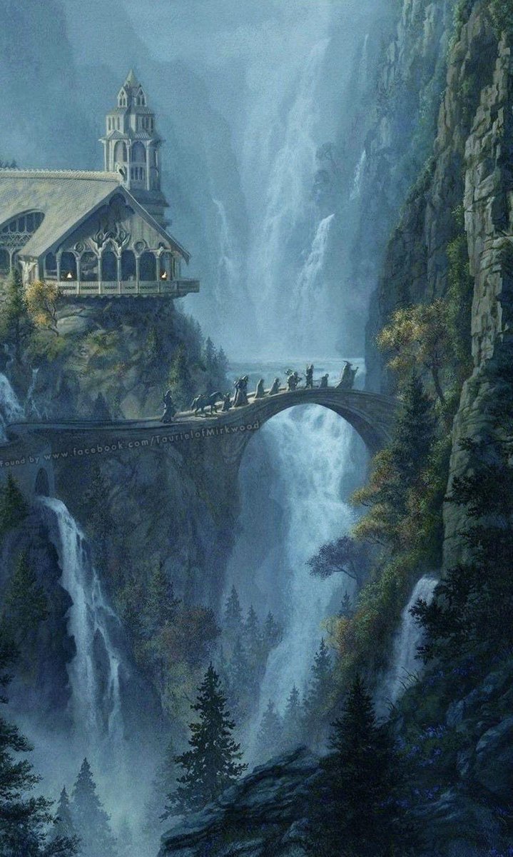 SeanMac67914982's tweet photo. Rivendell 
By Jerry Vanderstelt https://t.co/d0onJnjaLG