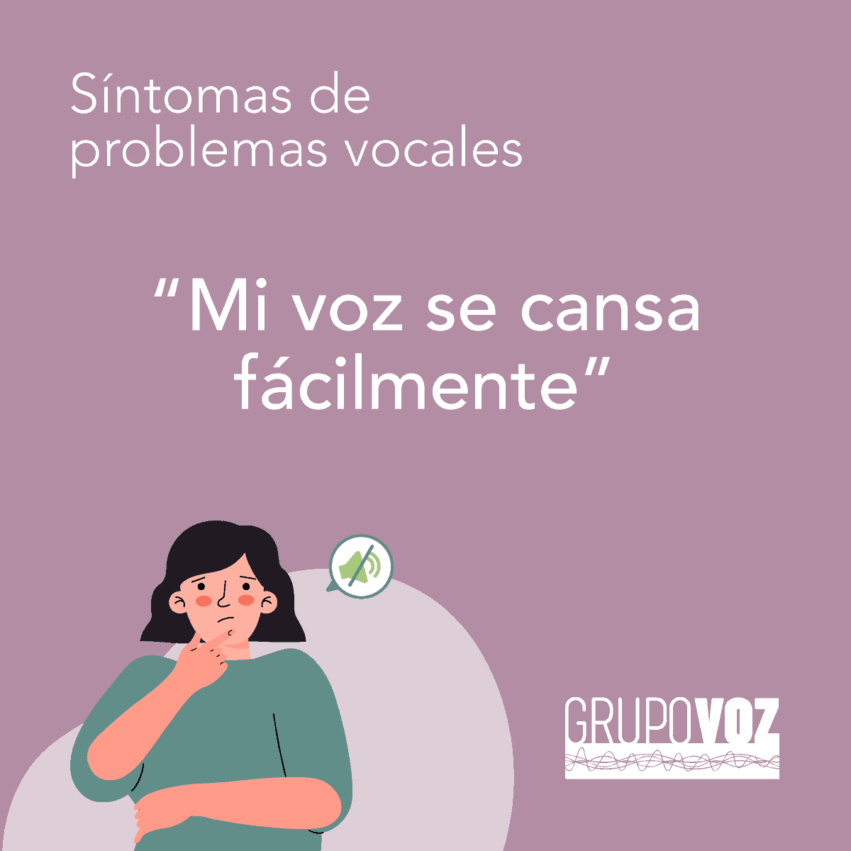 ¿Tu voz se cansa fácilmente? Escucha lo que te está diciendo. 🗣️

El agotamiento vocal puede ser un síntoma de problemas más profundos. No ignores las señales de tu cuerpo. Aprende a cuidar tu voz. 💤

#VOZ #Prevención <a href="/consejologopeda/">Consejo Logopedas</a> <a href="/logopedes/">Col·legi Logopedes</a>