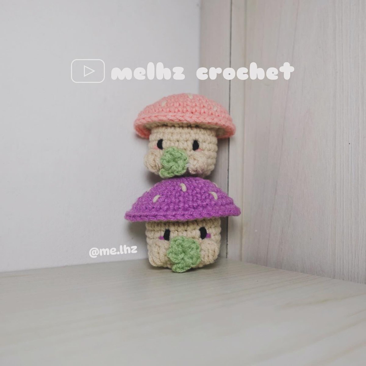 me_lhz's tweet photo. Mushroom Amigurumi ๐
Check out my yt channel for the tutorial ๐
#crochet #rajut #amigurumi #plush #mushroom #crochetmushroom #crochetplushie #mushroomplushie #bonekarajut #mushroomamigurumi #fyp #crochettutorial #amigurumitutorial #crochetfreepattern #amigurumifreepattern https://t.co/qAe88BzrDK