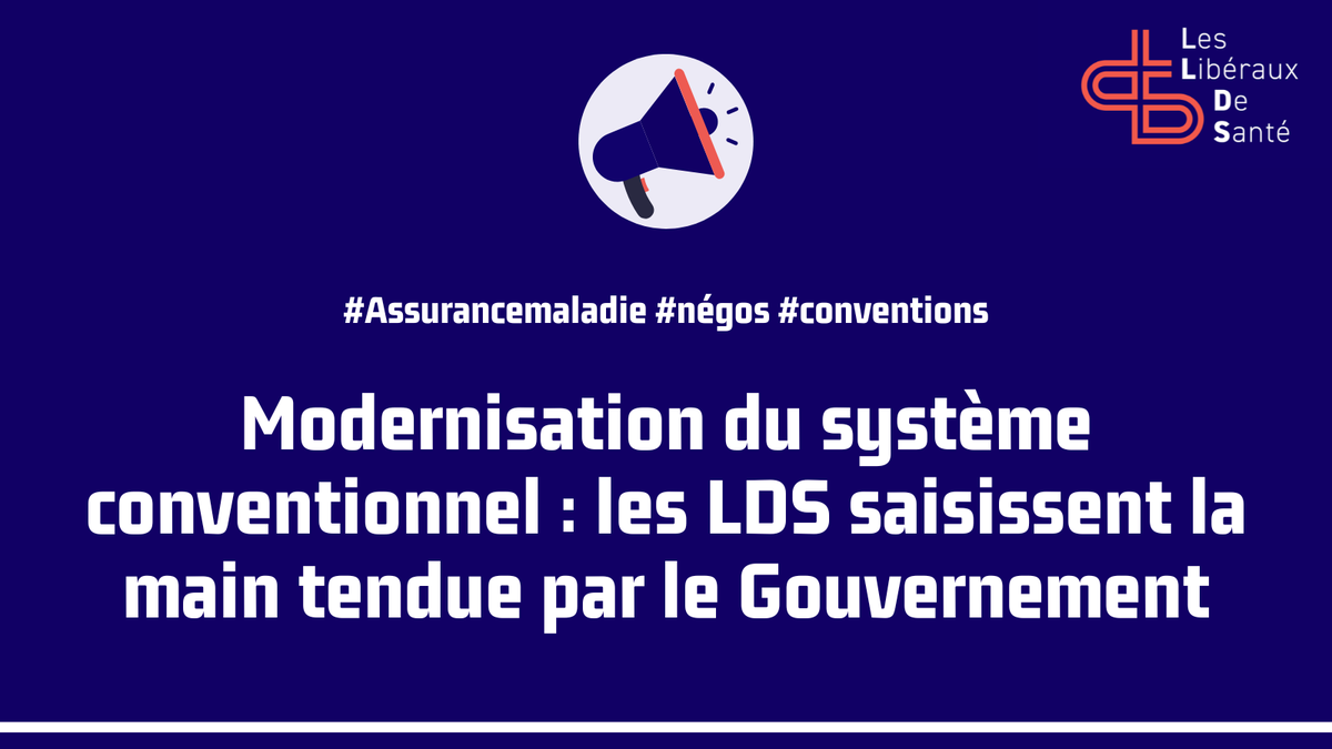 Les Libéraux de santé (@liberauxdesante) on Twitter photo 📢 Communiqué
🗣 Modernisation du système conventionnel : les LDS saisissent la main tendue par le Gouvernement
👉 lesliberauxdesante.fr/communiqu%C3%A…
<a href="/lescdf/">Les Chirurgiens-Dentistes de France</a> <a href="/CSMF_officiel/">CSMF_officiel</a> <a href="/_FFMKR/">FFMKR</a> <a href="/FNIofficiel/">Fédération Nationale des Infirmiers</a> <a href="/orthophonistes/">FNO</a> <a href="/podologues/">FNP</a> <a href="/fspfsyndicat/">FSPF</a> <a href="/syndicat_audio/">Syndicat des audioprothésistes (SDA)</a> <a href="/SyndicatDBio/">Syndicat des biologistes - SDBio</a> <a href="/OrthoptisteSNAO/">Syndicat National Autonome des Orthoptistes</a> 📢 Communiqué
🗣 Modernisation du système conventionnel : les LDS saisissent la main tendue par le Gouvernement
👉 lesliberauxdesante.fr/communiqu%C3%A…
<a href="/lescdf/">Les Chirurgiens-Dentistes de France</a> <a href="/CSMF_officiel/">CSMF_officiel</a> <a href="/_FFMKR/">FFMKR</a> <a href="/FNIofficiel/">Fédération Nationale des Infirmiers</a> <a href="/orthophonistes/">FNO</a> <a href="/podologues/">FNP</a> <a href="/fspfsyndicat/">FSPF</a> <a href="/syndicat_audio/">Syndicat des audioprothésistes (SDA)</a> <a href="/SyndicatDBio/">Syndicat des biologistes - SDBio</a> <a href="/OrthoptisteSNAO/">Syndicat National Autonome des Orthoptistes</a>