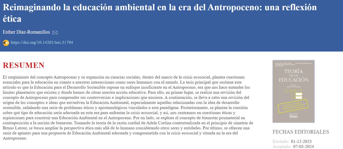 No os perdáis este artículo de Esther Díaz Romanillos de <a href="/UAM_Madrid/">UAM Autónoma Madrid</a> en el último número 

🔗revistas.usal.es/tres/index.php…
.