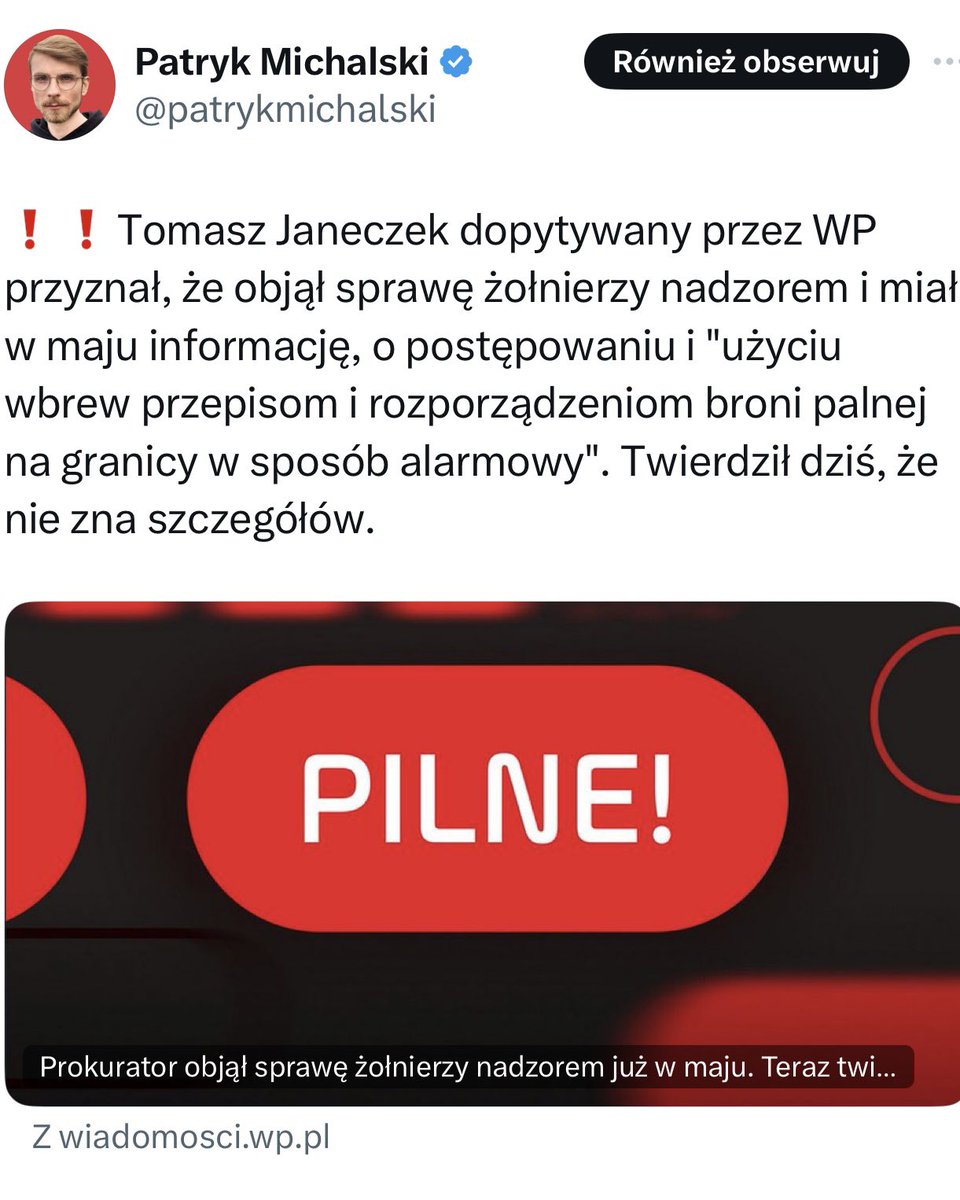 e_wrzosek's tweet photo. Z nieznanych nam powodów,  Z-ca Prokuratora Generalnego -  Tomasz Janeczek skłamał w swoim oświadczeniu z dzisiejszego poranka.
https://t.co/CmMz4km3JD

No dobra…. znanych 😎 https://t.co/l8yFSsZEsz