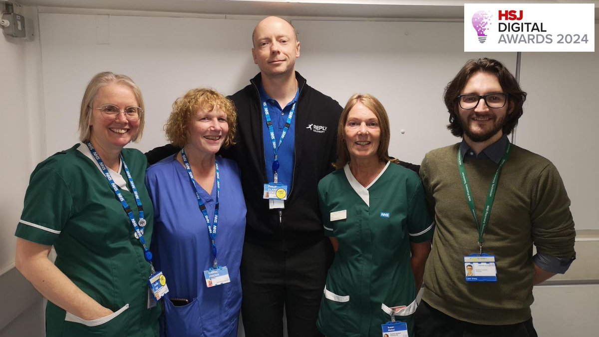 Best of luck to our three sets of finalists making their way to the HSJ Digital Awards later today. It’s a real achievement to have so many of colleagues representing #TeamCHFT. 

Good luck all🍀 🎉