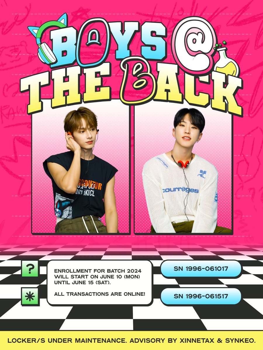 BOYS @ THE BACK! tweet media