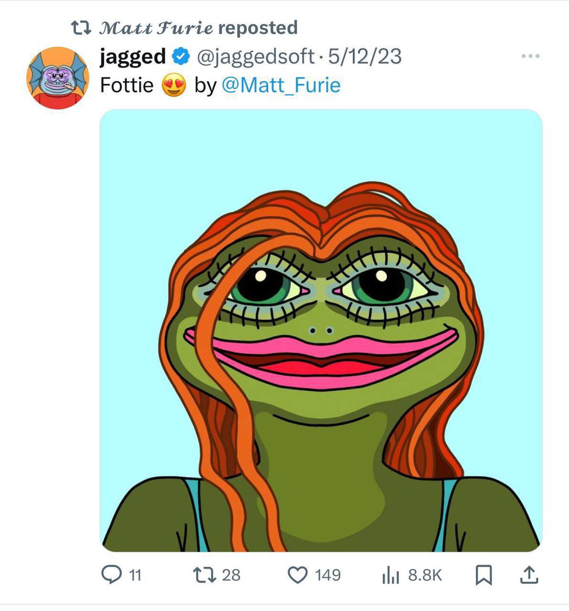 brudeville's tweet photo. @liverpoolet @fottiecoin $Fottie is the OG and you know it 😘 https://t.co/y8mUWYykQP
