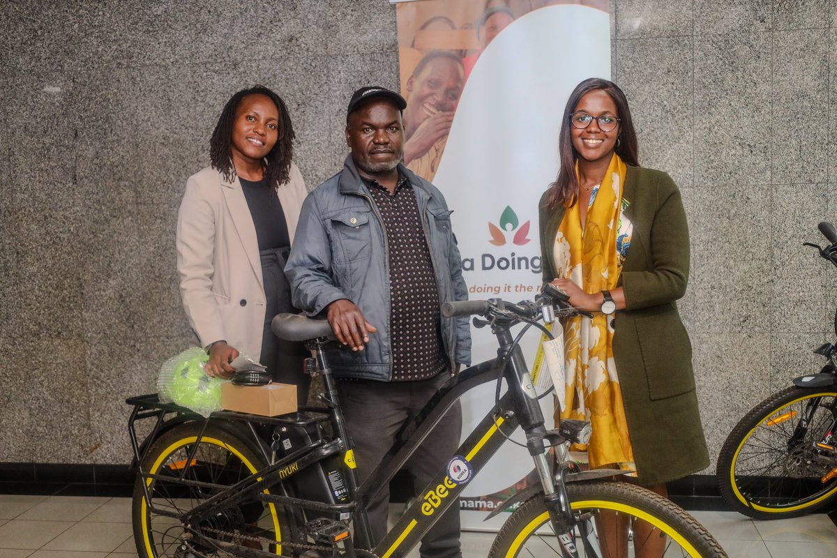 MamaCycling's tweet photo. Through the MaMa Cycling program, MaMa Doing Good donated electric bicycles to deserving beneficiaries to enhance their businesses. Previously, these individuals managed their deliveries and last-mile services using standard pedal-powered bicycles. https://t.co/QUdT0WpUjp