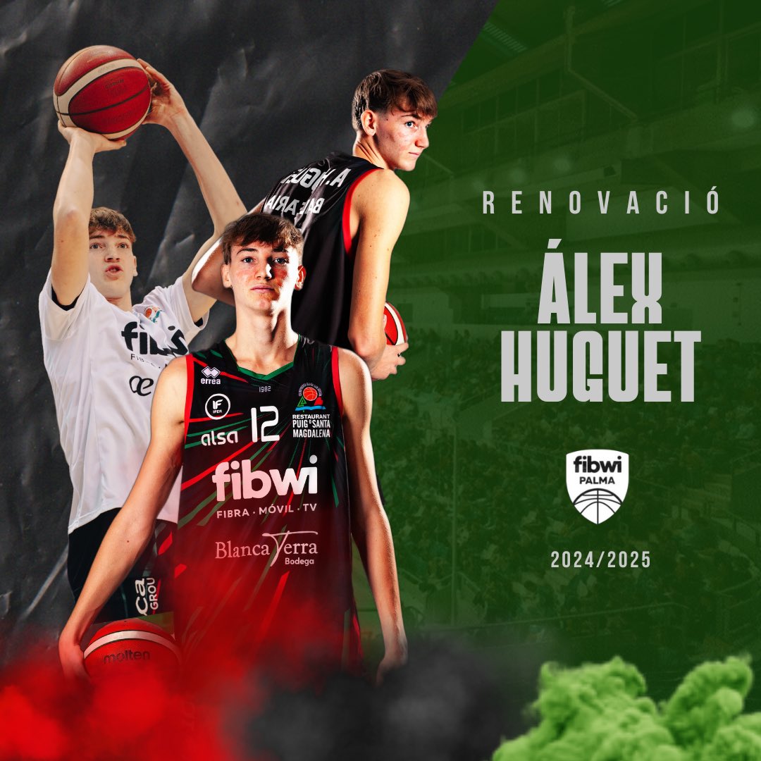 ✍️ 𝐑𝐄𝐍𝐎𝐕𝐀𝐂𝐈𝐎́ | El mallorquí Álex Huguet, renova una temporada més amb el Fibwi Palma 

Som-hi Álex! 💪

🔗 Notícia completa a la nostra web