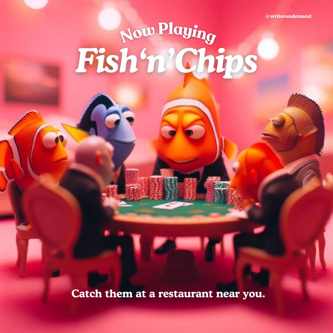 Game on! <a href="/OneMinuteBriefs/">One Minute Briefs ⏱️</a> #NationalFishAndChipDay