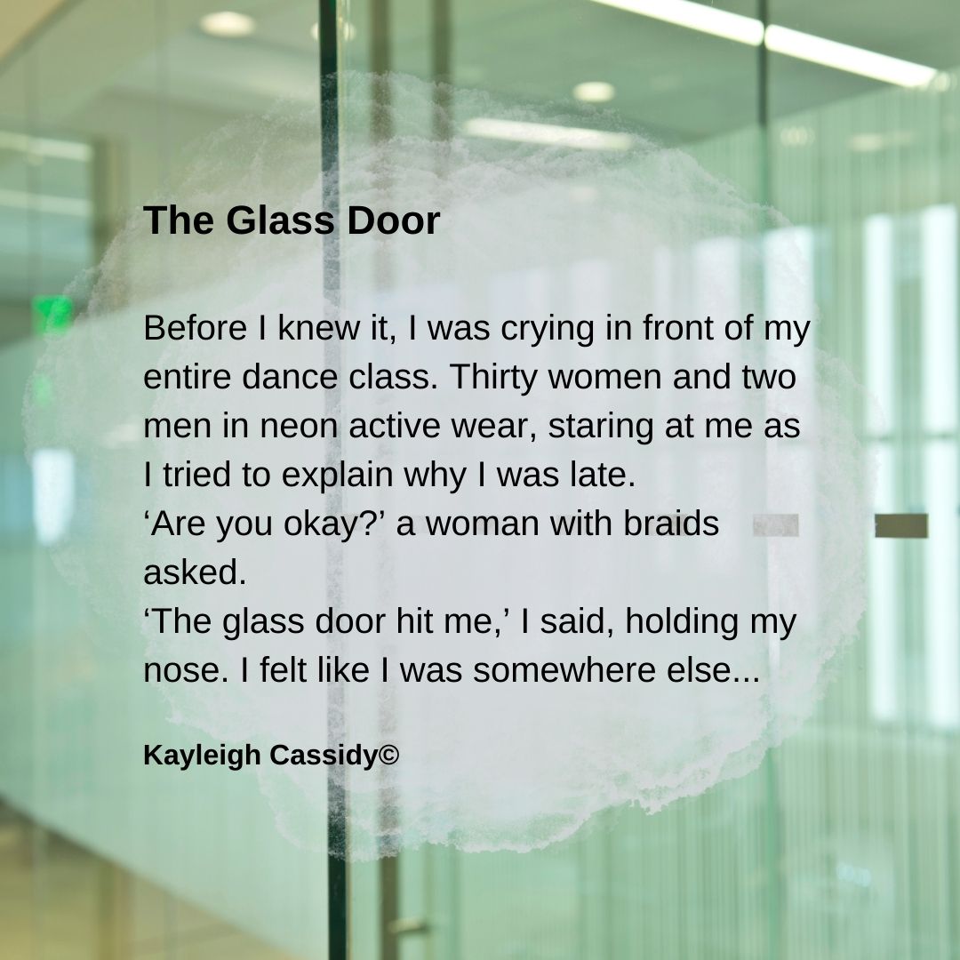 'The Glass Door' by Kayleigh Cassidy / <a href="/MawkishMagpie/">Kayleigh Cassidy</a> today. There are layers and layers to this superb #flashfiction. Read more at inksweatandtears.co.uk/kayleigh-cassi…