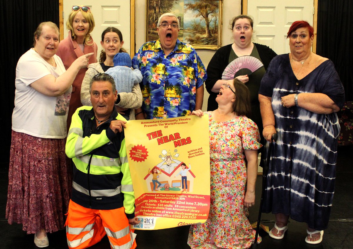 daveyjenx's tweet photo. We open in 2 WEEKS!  Ammanford Community Theatre's World Premiere Comedy play!!  The Near Mrs!!
The set is being built, the cast and crew are working so hard to put on an amazing, hilarious new show!
Now we just need YOU to buy tickets!
See you in 2 weeks!
https://t.co/IgTDnLSZfY https://t.co/5FQThZH4QN