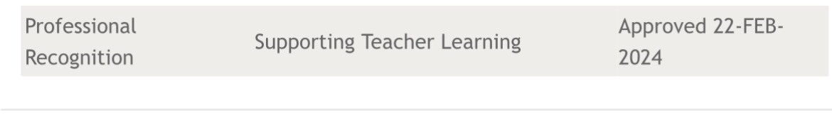 KHair_BusEd's tweet photo. A little added bonus from engaging with the #StrathSTL pathway as part of the first year of my #StrathMEd, @gtcs Professional Recognition. Would highly recommend these modules to anyone who works with students, probationers, line manage colleagues or responsible for staff CLPL. https://t.co/Ej4s4YcSZZ