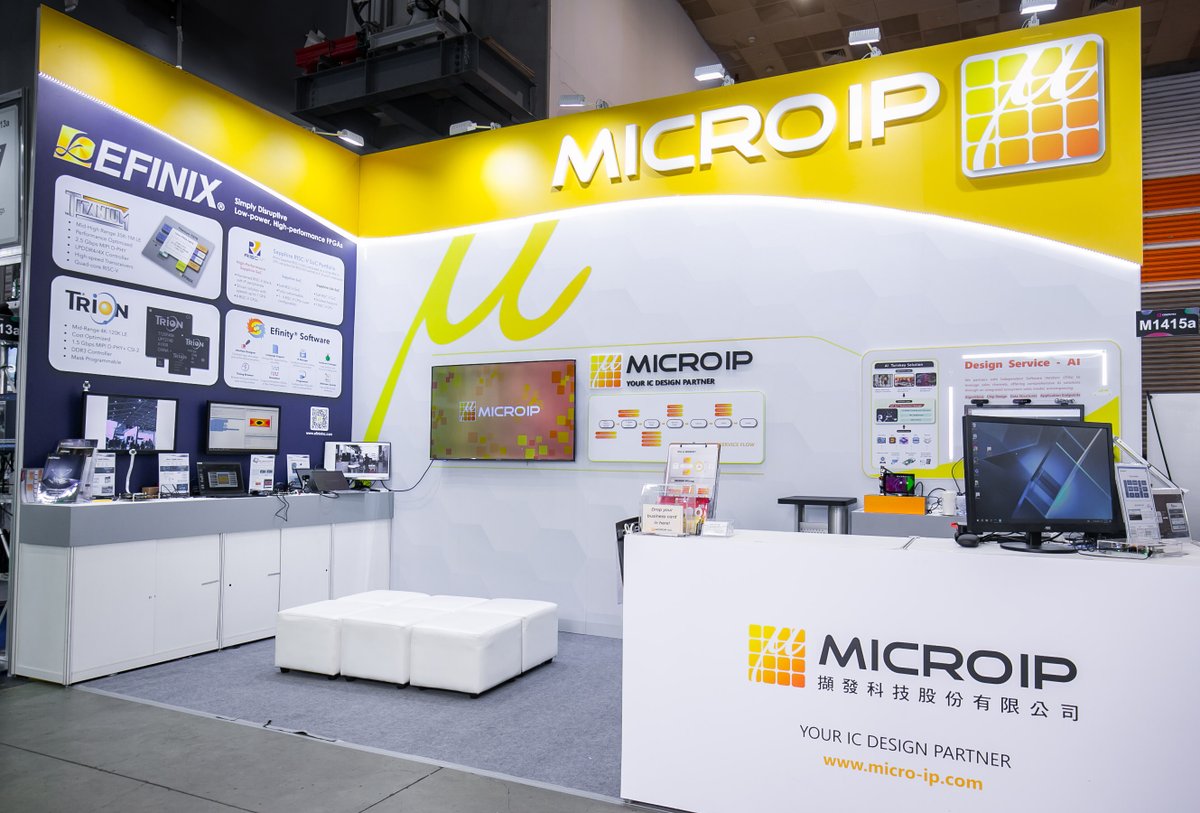 efinixinc's tweet photo. ๐ฃ Don't miss out! Come check out the #Efinix Titanium #Ti375 demo at @computex_taipei!
๐ Efinix #Titanium Ti375 - The best mainstream #FPGA
๐ Taipei Nangang Exhibition Center, Hall 1, 4th Floor
๐ช Booth: M1415a (MicroIP Inc.)
#riscv #edge #ai #pcie #mipidphy #efinixfpga https://t.co/hHt5VmG95c