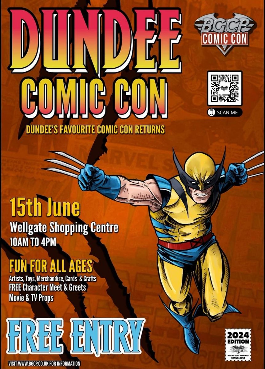 E1991Creations's tweet image. Hello everyone!

I will be exhibiting in Dundee next week for the 10am-4pm free entry  @BGCPComicCon extravaganza selling signed copies of Caged Rats The Comic Volumes 1 and 2 and A3 sized horror posters!

Come along and have a blast!

engine1991creationsltd.com 

#bgcp #Dundee