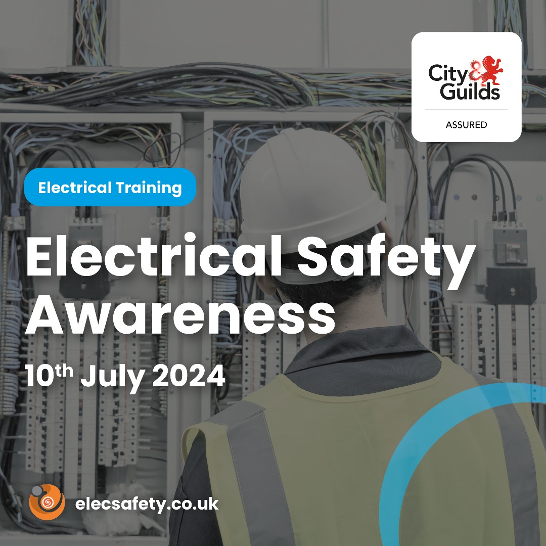 elecsafety's tweet image. Electrical Safety Awareness

10th July 2024 

This course is aimed at those who need a basic awareness of the dangers associated with Electricity in the Workplace. 

Book now: elecsafety.co.uk/courses/electr…

#electrical #training #competancy
